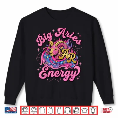 Sweatshirt Big Aries Energy Shirt
