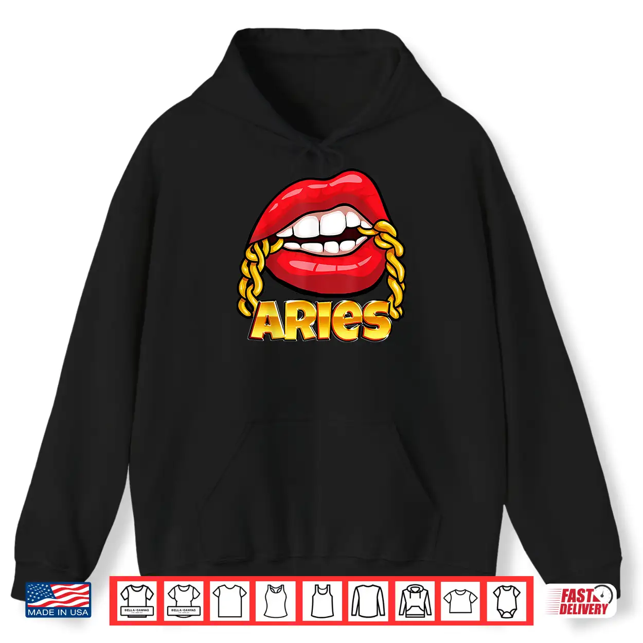 Juicy Lips Gold Chain Aries Zodiac Sign Shirt Juicy Lips Gold Chain Aries Zodiac Sign Shirt