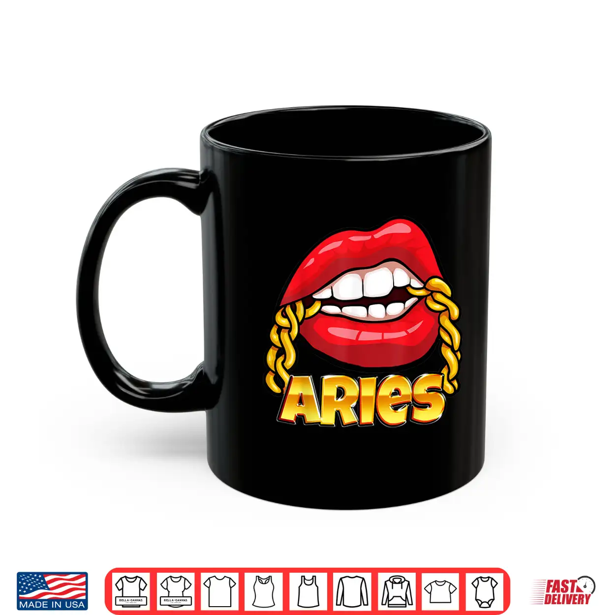 Juicy Lips Gold Chain Aries Zodiac Sign Shirt Juicy Lips Gold Chain Aries Zodiac Sign Shirt