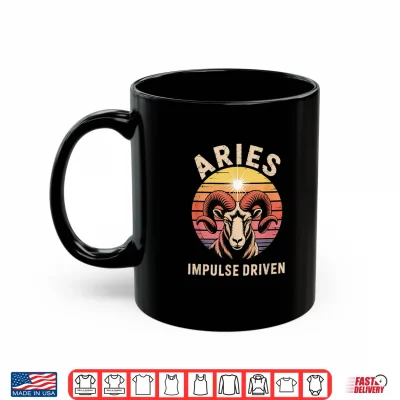 Mug Vintage Aries Horoscope Astrology and Zodiac Clothing Shirt