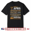 April Birthday Gifts Born In April Aries Shirt