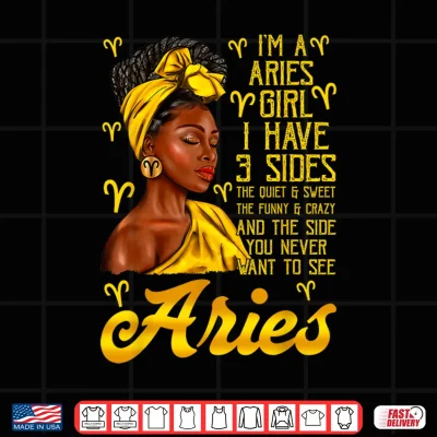 Design Aries Afro Black Woman Its My Birthday Zodiac Sign Shirt