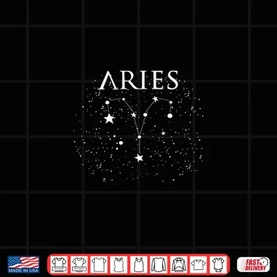 Design Aries Constellation Hoodie Zodiac Symbol