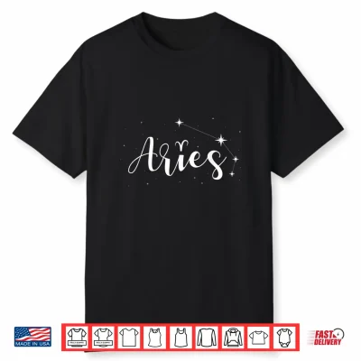 Aries Zodiac Sign Horoscope Astrology Symbol Shirt