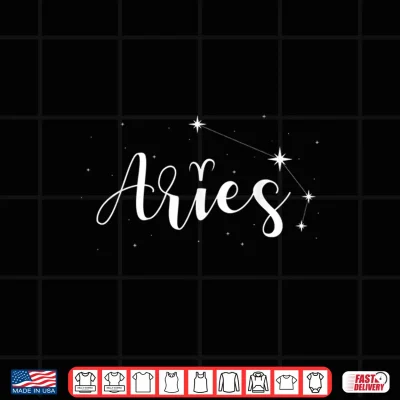 Design Aries Zodiac Sign Horoscope Astrology Symbol Shirt