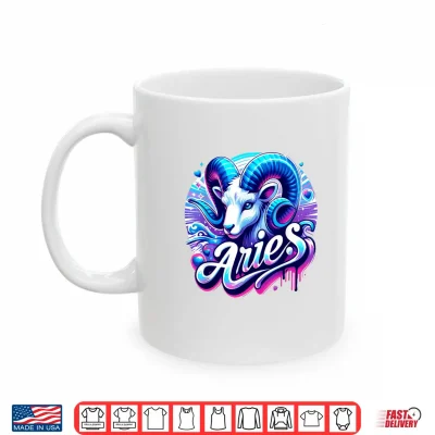 Mug Aries Zodiac Symbol Horoscope Astrology Birthday Shirt