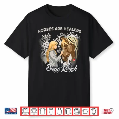 Horses Are Healers Died Ranch Horse Lover Shirt
