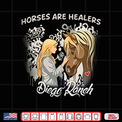 Design Horses Are Healers Died Ranch Horse Lover Shirt