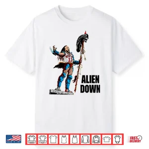 Jalen Brunson Alien Down Shirt