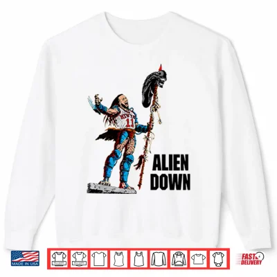 Sweatshirt Jalen Brunson Alien Down Shirt