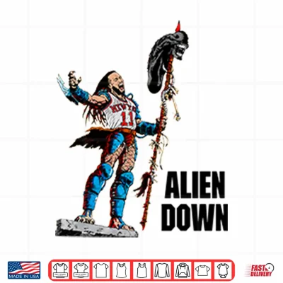 Design Jalen Brunson Alien Down Shirt