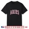 Aries Women Birthday Pink Preppy Woman Shirt