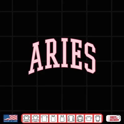 Aries Women Birthday Pink Preppy Woman Shirt 4 Design Aries Women Birthday Pink Preppy Woman Shirt 2