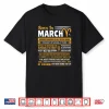 Born In March Aries Funny Birthday Gift Shirt
