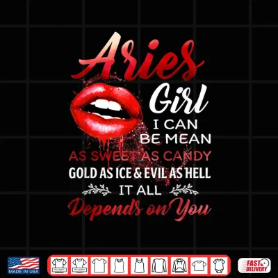 Design Birthday Gift Girl Zodiac Aries for Women Aries Zodiac Shirt 1