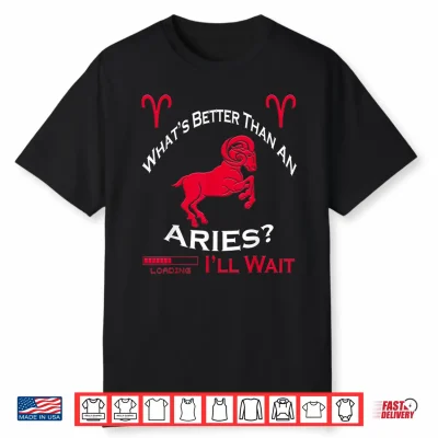 Retro Team Aries Girl Aries Man Horoscope Birthday Gift Shirt
