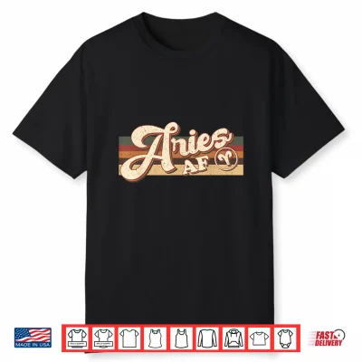 Aries Af Birthday Queen Zodiac Sign Horoscope Womens Shirt