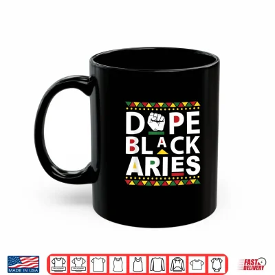 Mug African American Aries Black Man Black Woman Melanin Aries Shirt