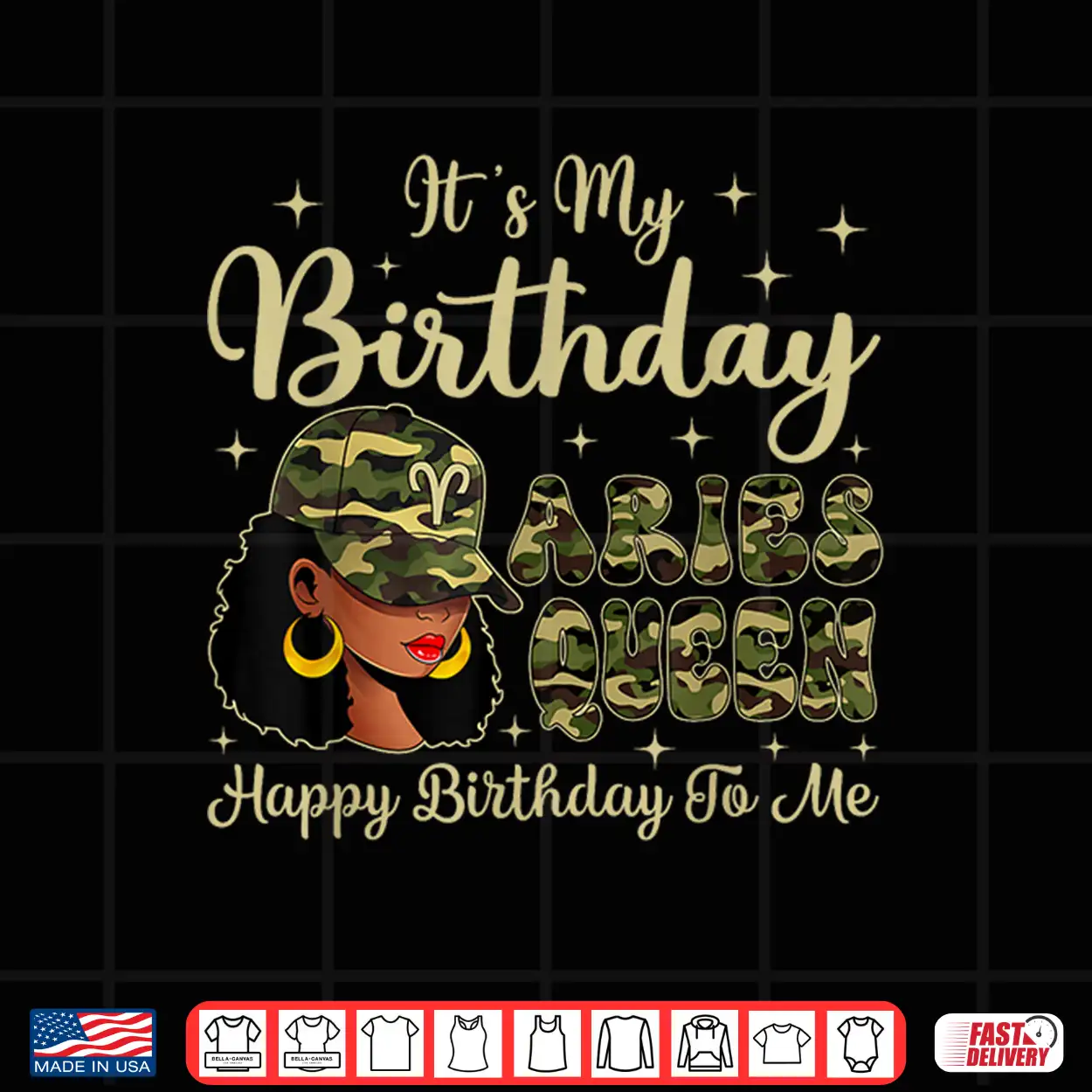 Aries Queen Black Woman Camo Cap Hat Zodiac Sign Shirt Aries Queen Black Woman Camo Cap Hat Zodiac Sign Shirt