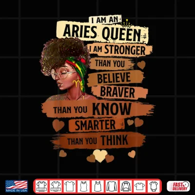 Design Aries Queen Sweet As Candy Birthday Gift For Black Women Shirt
