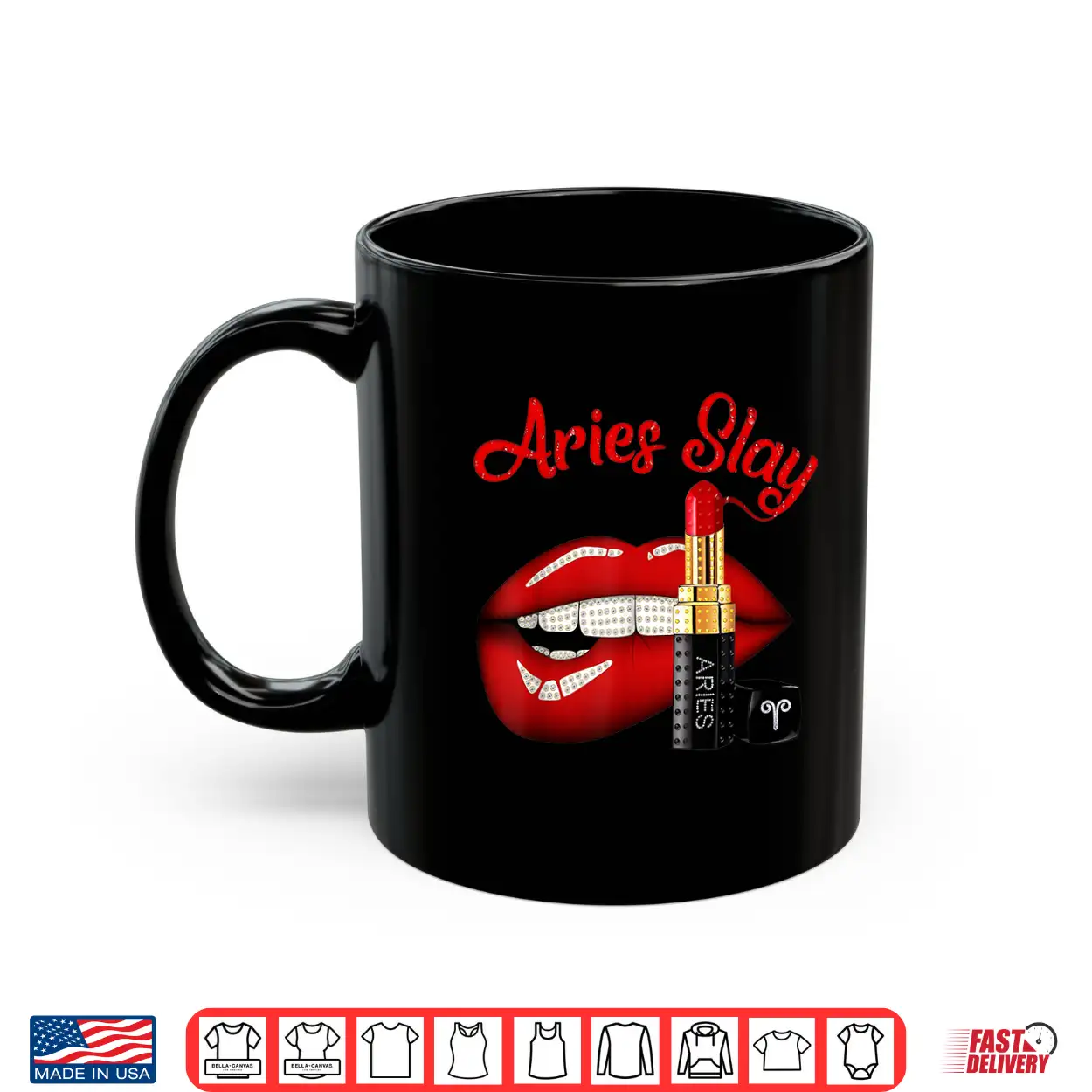 Aries Slay Sexy Lips Zodiac March April Birthday Shirt Aries Slay Sexy Lips Zodiac March April Birthday Shirt