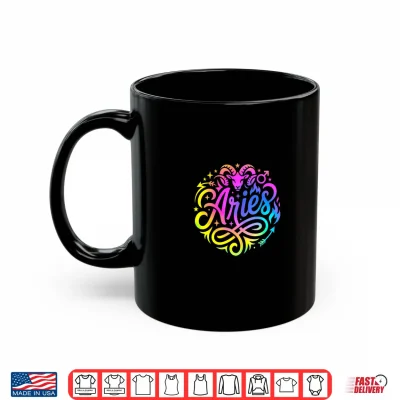 Mug Aries Zodiac Sign Horoscope Star Signs Astrology Women Girls Shirt