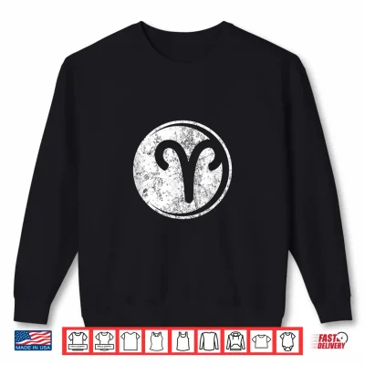 Sweatshirt Aries Zodiac Sign March April Birthday Astrology Shirt