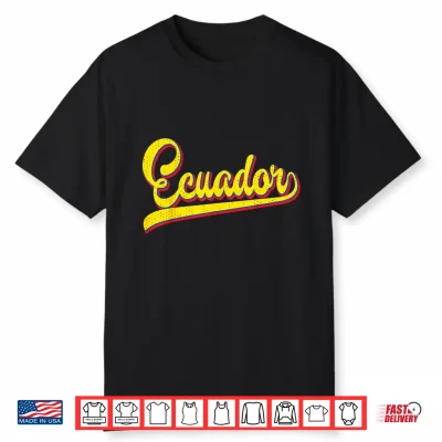 Ecuador National Pride Flag Shir Equadorian Shirt