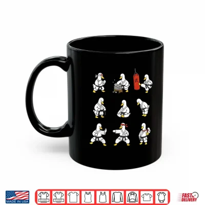 Mug Funny Karate Silly Goose Martial Arts Fighting Samurai Ninja Shirt