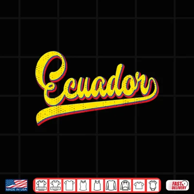 Design Ecuador National Pride Flag Shir Equadorian Shirt