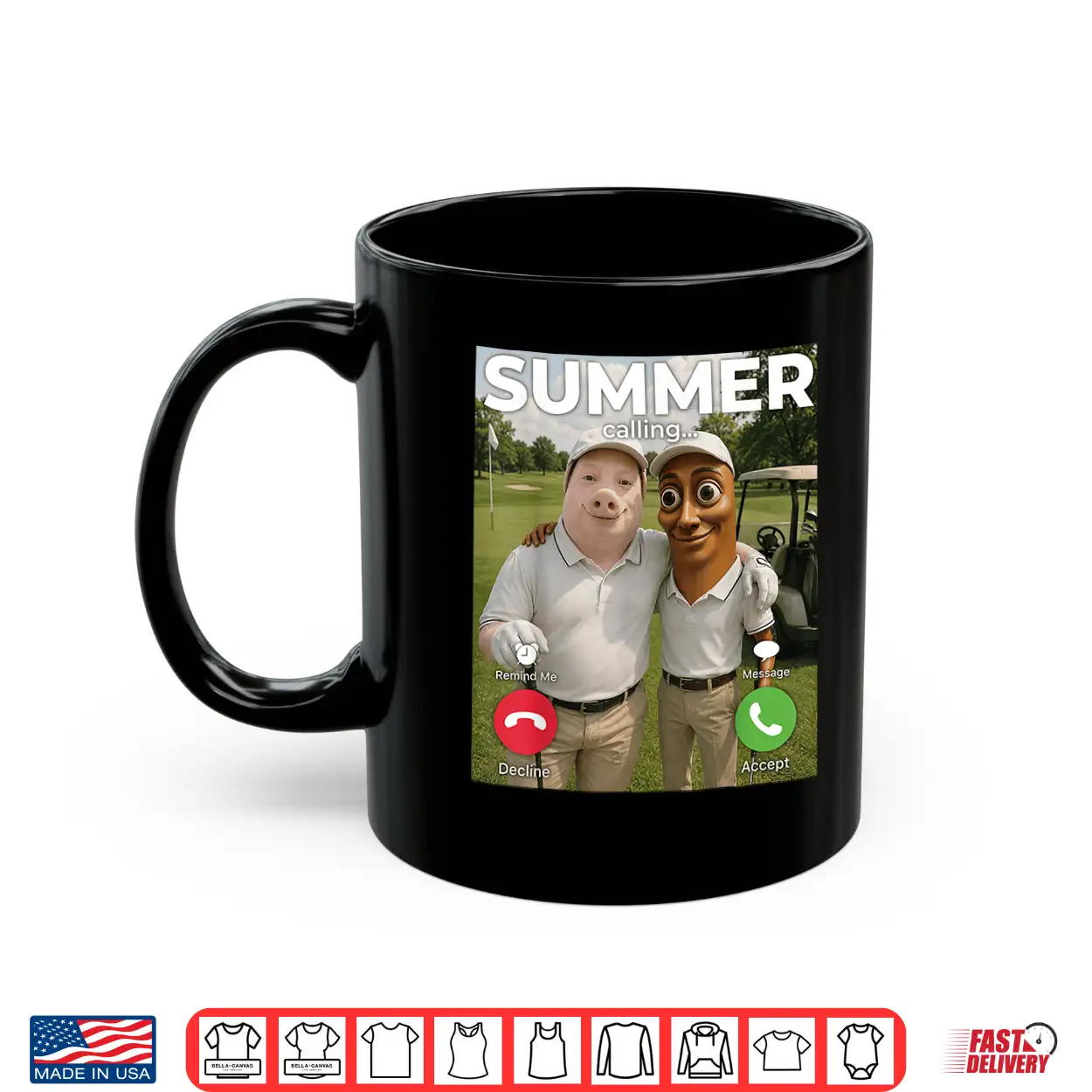 Tung Sahur John Pork Golf Season Is Calling Summer Brainrot Shirt Tung Sahur John Pork Golf Season Is Calling Summer Brainrot Shirt