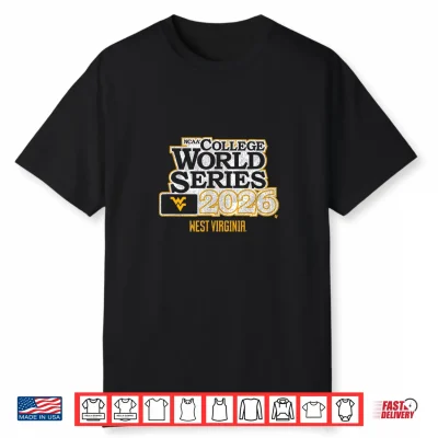 2026 College World Series West Virginia Baseball Shirt