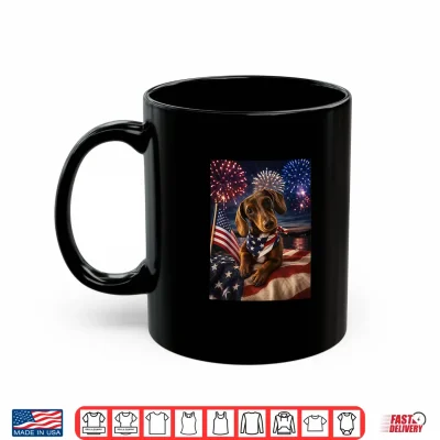 Mug 4th of July Patriotic Weenie Dog Shirt