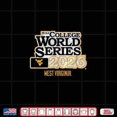 Design 2026 College World Series West Virginia Baseball Shirt