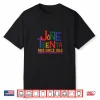 Juneteenth 1865   Free Tribal Letters Shirt
