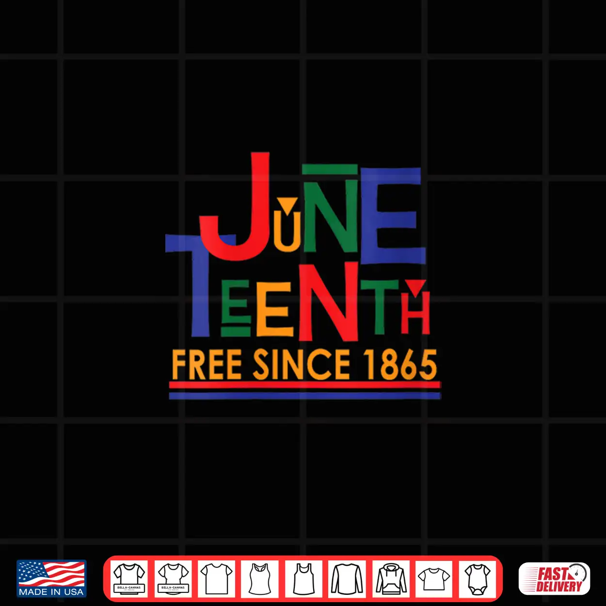 Juneteenth 1865 Free Tribal Letters Shirt Juneteenth 1865 Free Tribal Letters Shirt