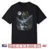 Tortoiseshell Cat Howling To The Moon Vintage Retro Shirt