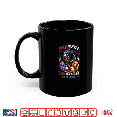 Mug Red White and Dog Sound 1776 2026 4th of July Rottweiler Shirt