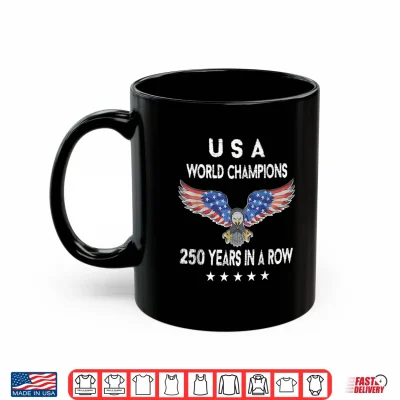 Mug USA 250th Year Anniversary America 250 Eagle American Flag Shirt