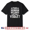 Cat Name Violet Human Belongs To Cat Name Violet Performance Shirt