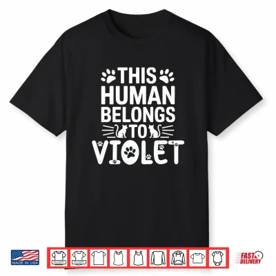Cat Name Violet Human Belongs To Cat Name Violet Performance Shirt