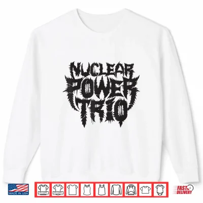 Sweatshirt Power Trio Spikey Logo Shirt