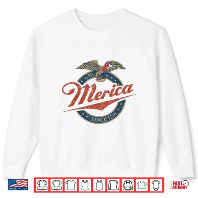 Sweatshirt Merica Eagle Mullet Hot Dog Vintage Shirt