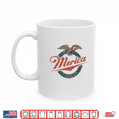 Mug Merica Eagle Mullet Hot Dog Vintage Shirt