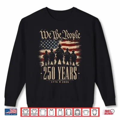 Sweatshirt 250 Years America Patriotic 4th of July 250 Anniversary USA Shirt