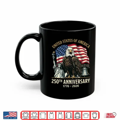 Mug 250th Anniversary USA Shirt Patriotic Freedom 4th of July Performance Shirt