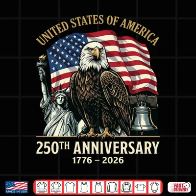 Design 250th Anniversary USA Shirt Patriotic Freedom 4th of July Performance Shirt