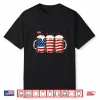 Beer American Flag Fourth Of July Drinking Usa Patriotic Men Shirt