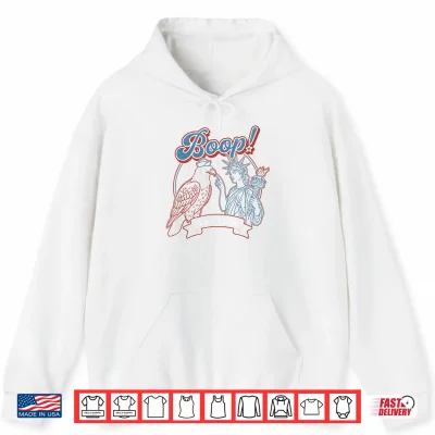 Hoodie Boop 4th of July Retro Eagle Liberty America Vintage USA Shirt