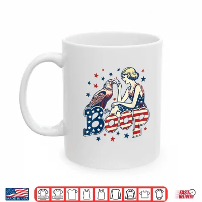 Boop Vintage 4Th Of July Girl And Eagle Funny Patriotic Shirt 3 Mug Boop Vintage 4th of July Girl and Eagle Funny Patriotic Shirt